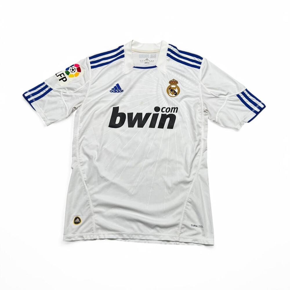 Adidas Real Madrid White Blue Jersey - Real Madrid 2010-2011 UEFA - M